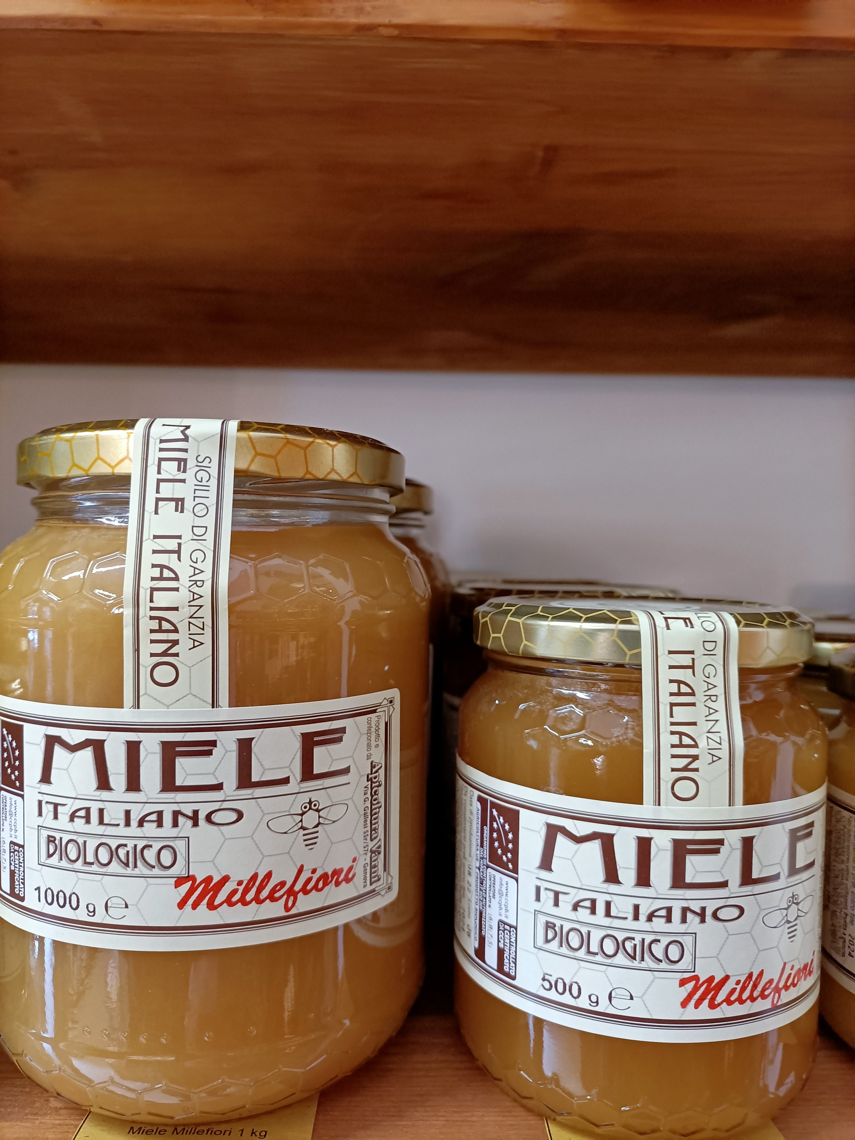 Miele Millefiori biologico fatto a Genova - 500 gr